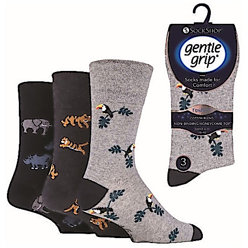 Gentle Grip Fun Feet Born Free Socks Assorted